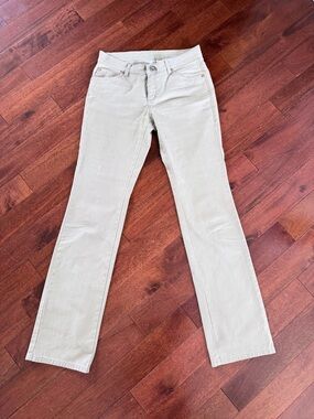 Sonia Bogner Mid-Rise Straight Leg Jeans Tan Green| Classic Fit | EU Style